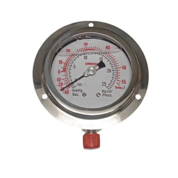 Ammonia Pressure Gauge.