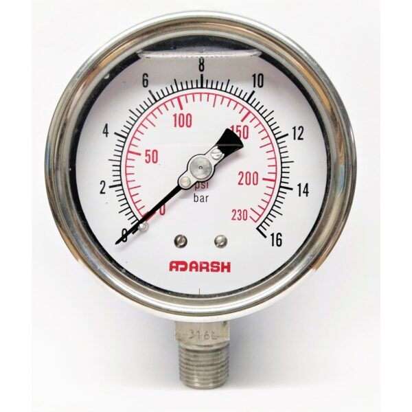 Stainless Steel Pressure Gauge